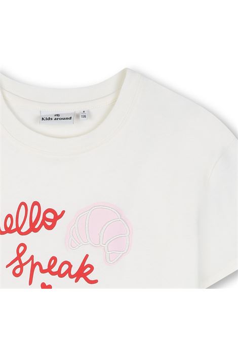 T-shirt con stampa KIDS AROUND | L00097126